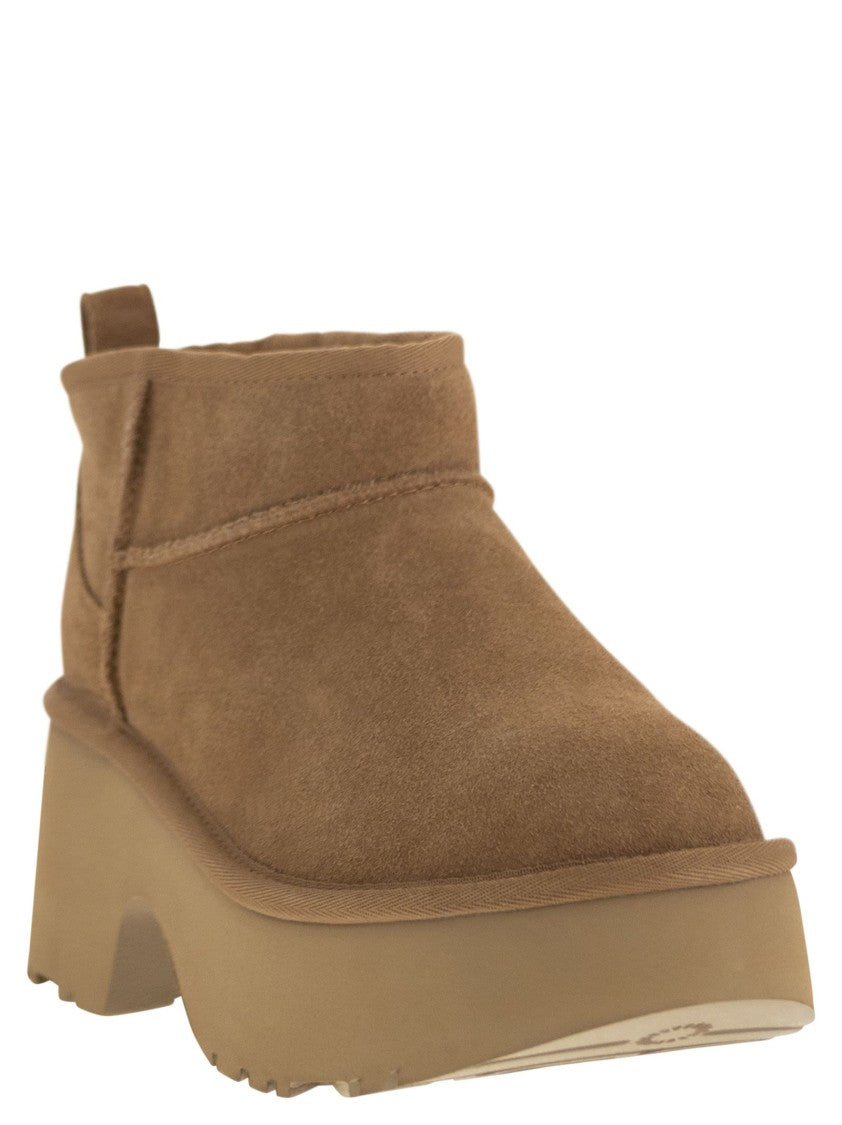 Ugg Classic Ultra Mini Boots With Bold Platform And Uggplush™ Lining
