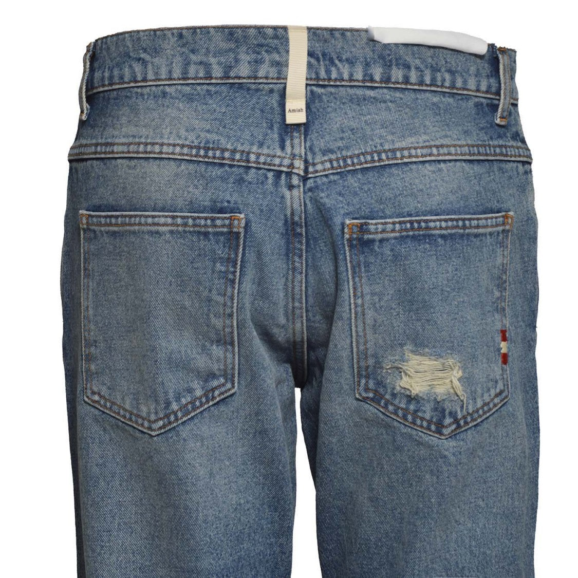 Amish James True Vintage Blue Cotton Jeans