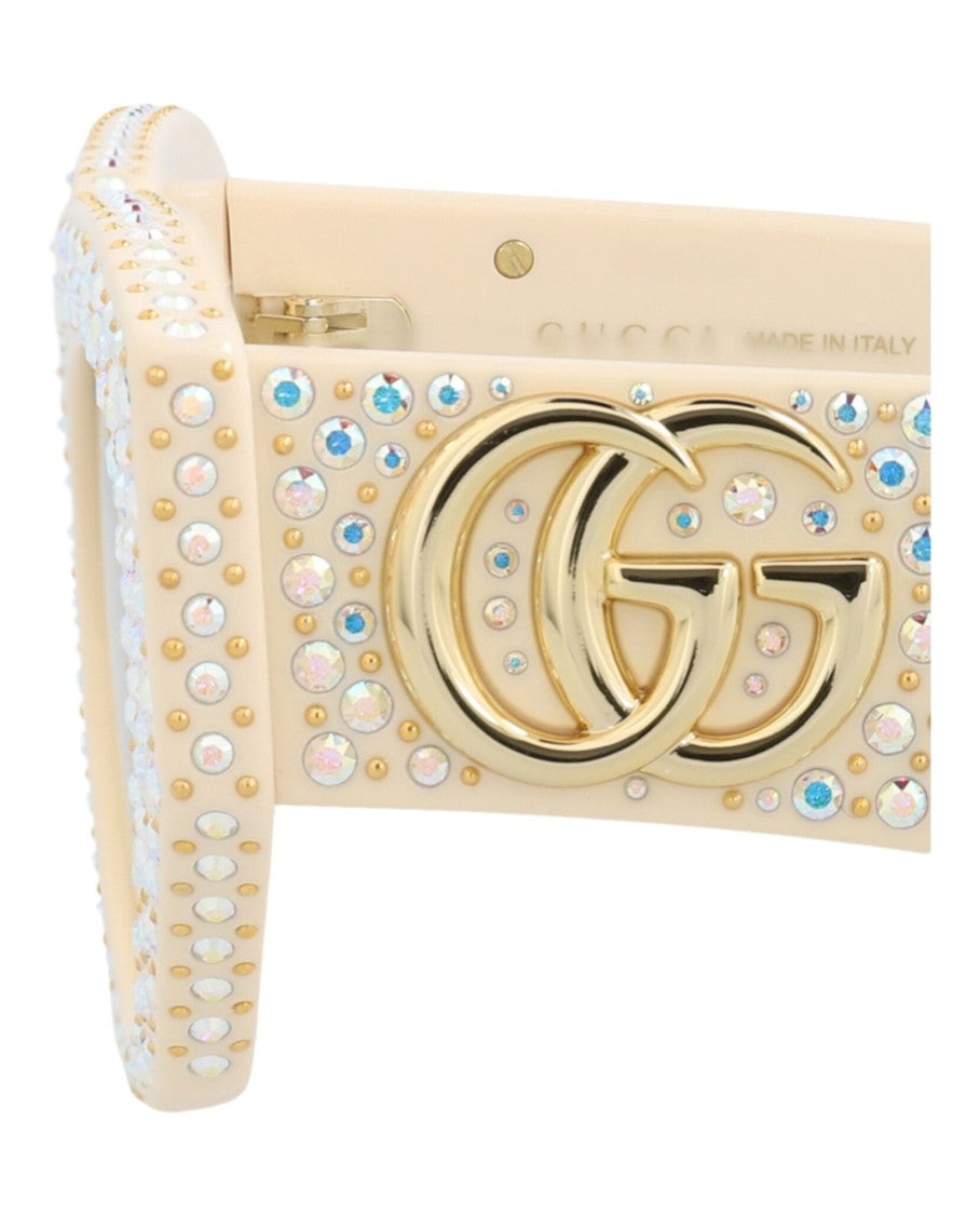 Gucci Cat Eye-Frame Recycled Acetate Sunglasses