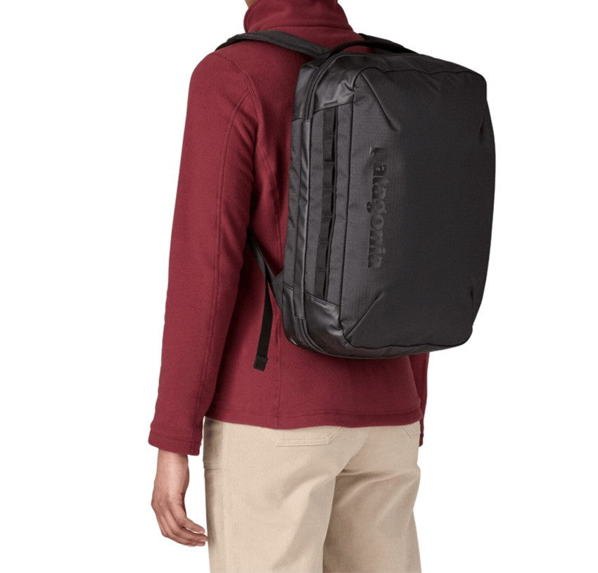 Patagonia Convertible Black Backpack With Laptop Sleeve
