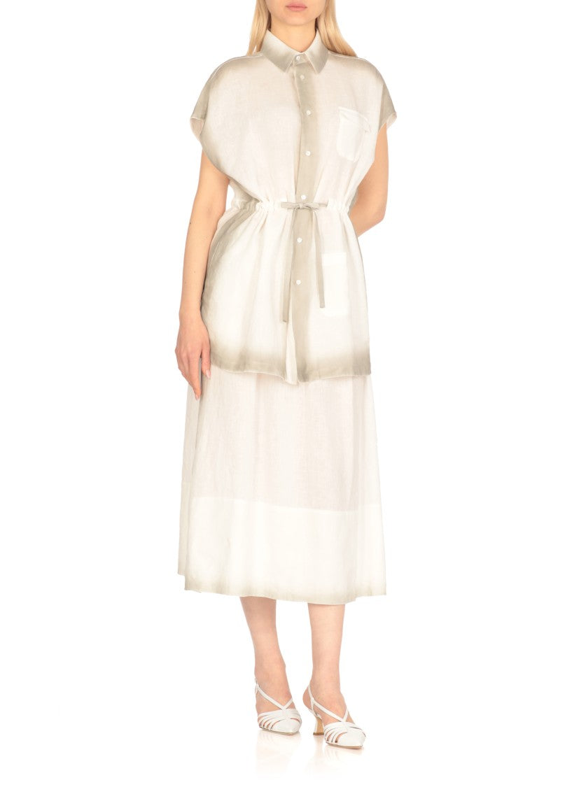 Fabiana Filippi White Linen Vest