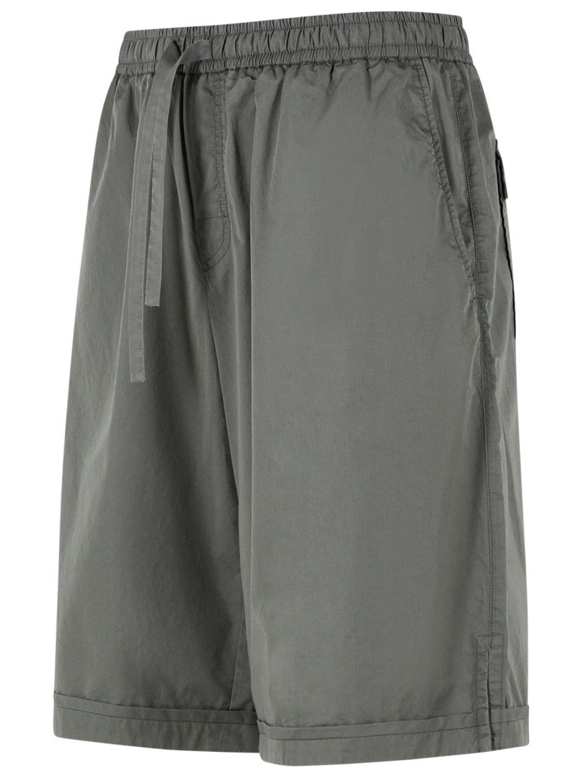 Dolce & Gabbana Grey Green Cotton Shorts