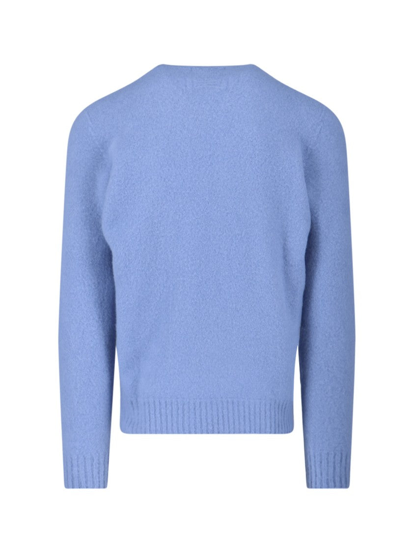 Drumohr Wool Sweater – Light Blue
