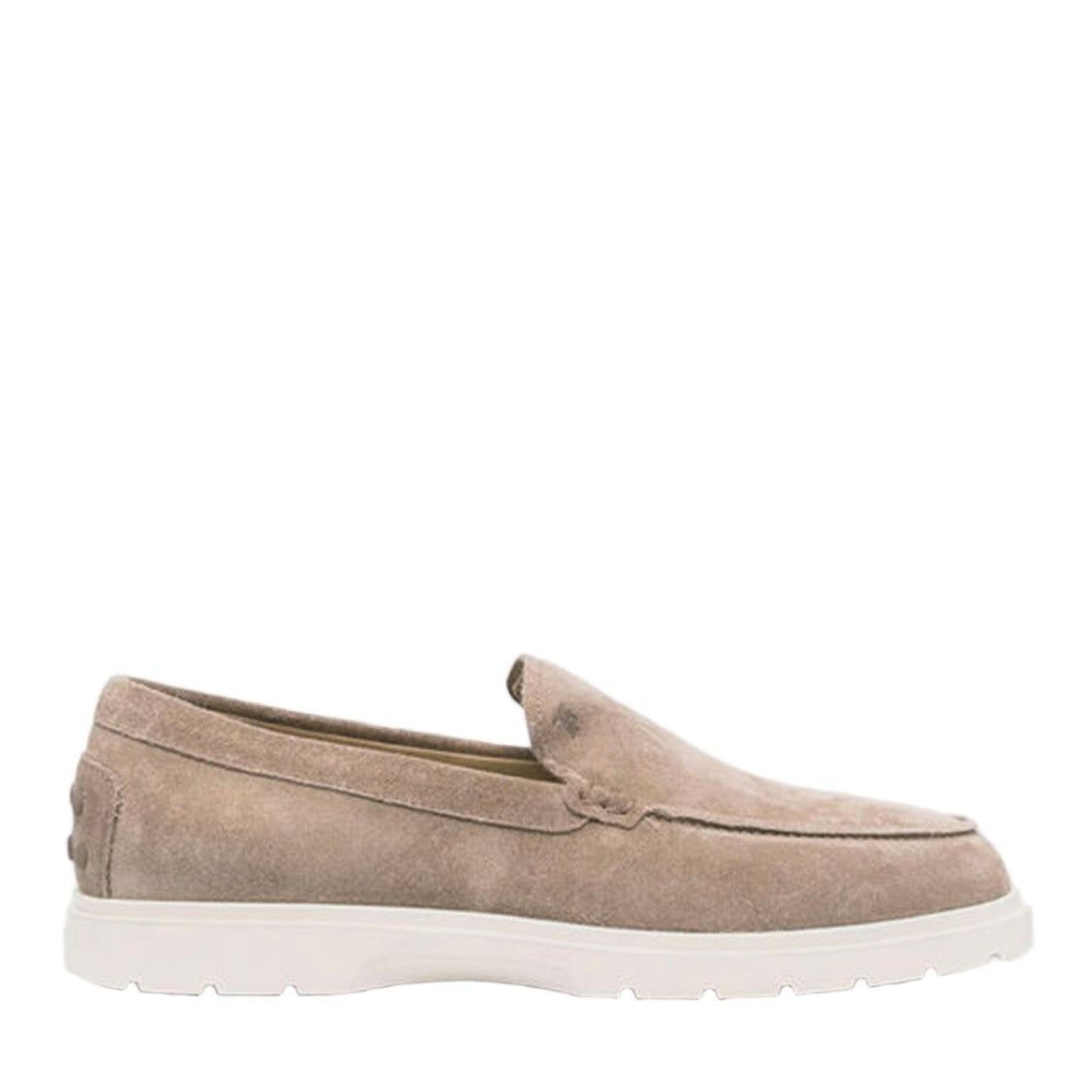 Tod's Suede Slip-On Loafers With Textured Grip Sole