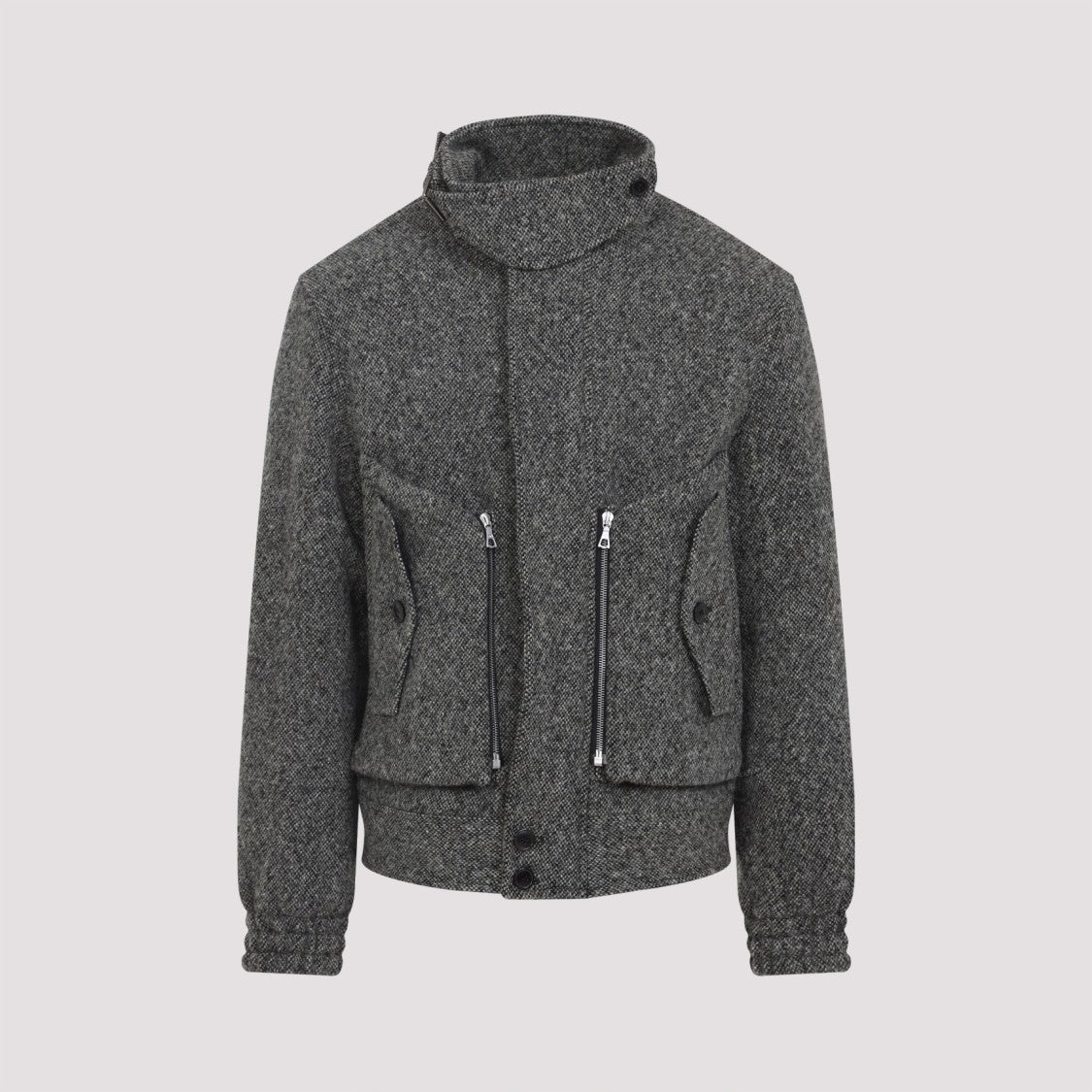 Dries Van Noten Textured Wool Blend Jacket
