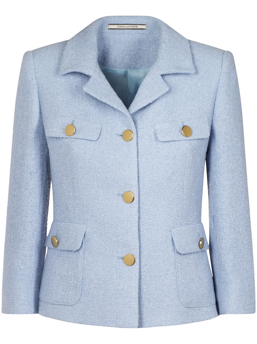 Tagliatore Tailored Jacket With Structured Silhouette