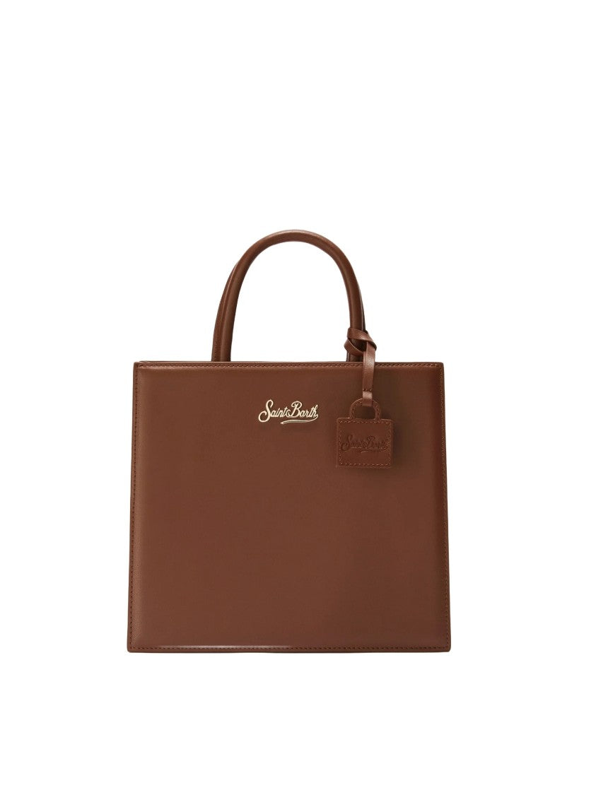 Mc2 Saint Barth Versatile Midi Tote Bag In Calf Leather