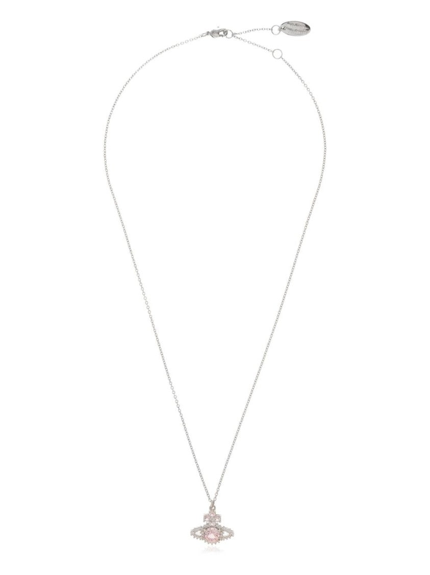 Vivienne Westwood Intricate Orb Pendant Necklace In Silk And Nylon