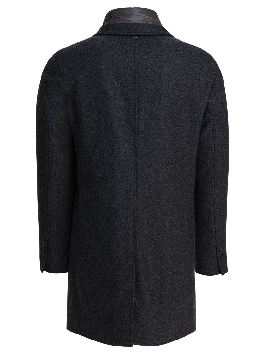 Herno Wool Coat With Vest