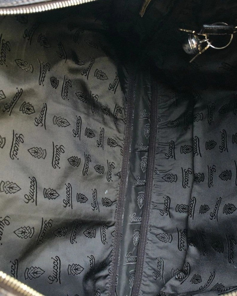 Gucci Brown Gg Supreme Document Holder