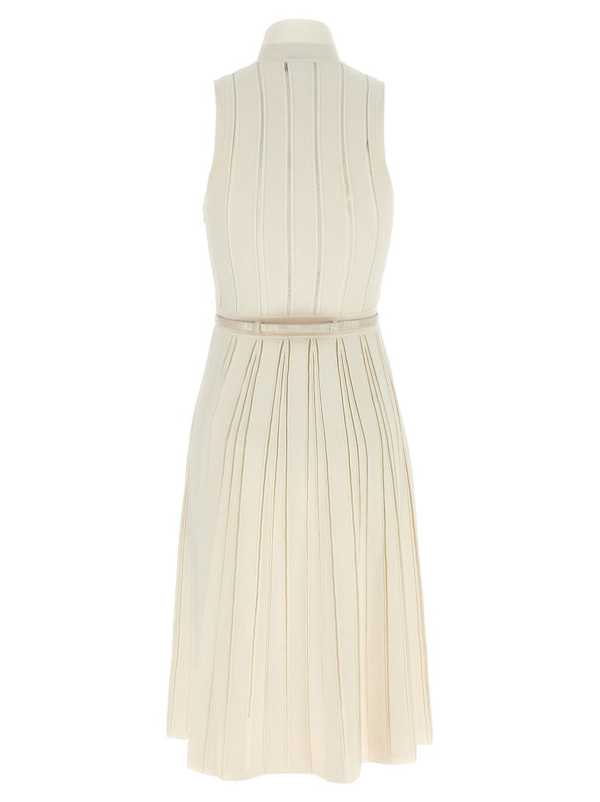 Elisabetta Franchi Weft Dress À Jour