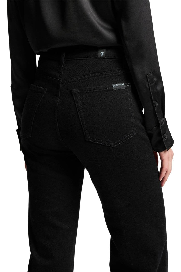 7 For All Mankind Slim-Fit Flared Jeans With High Waist