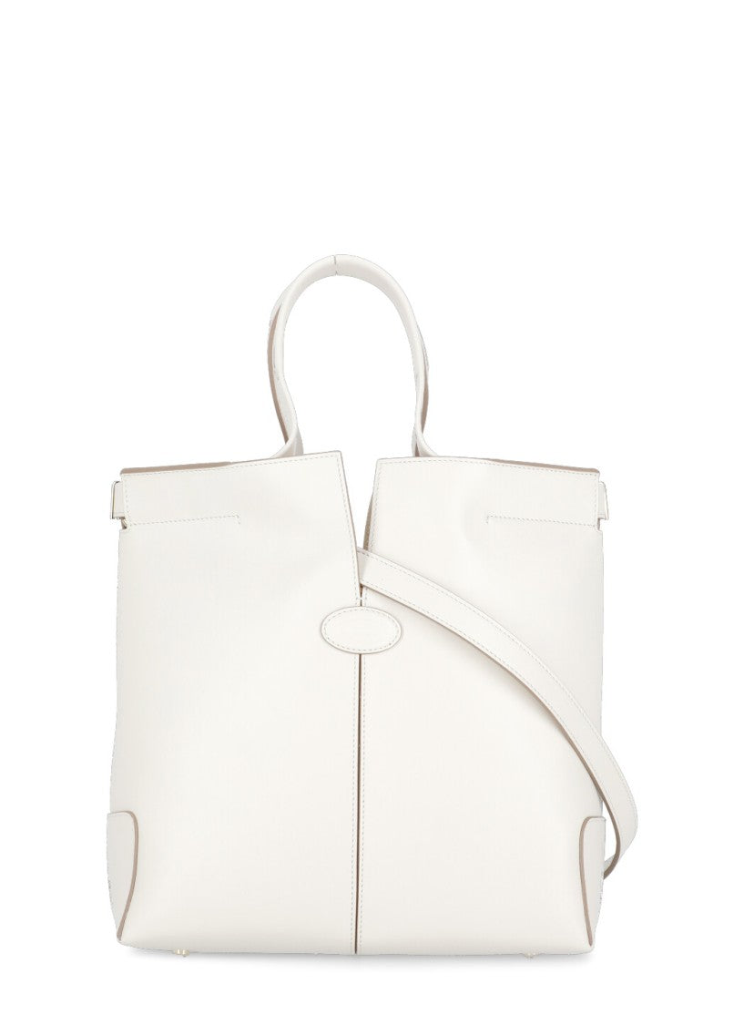 Tod's Ivory Leather Bag