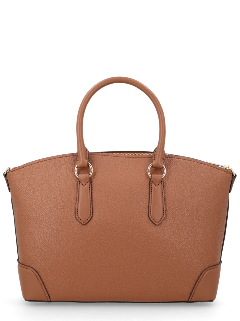 Michael Michael Kors Pebbled Texture Smooth Corner Handbag