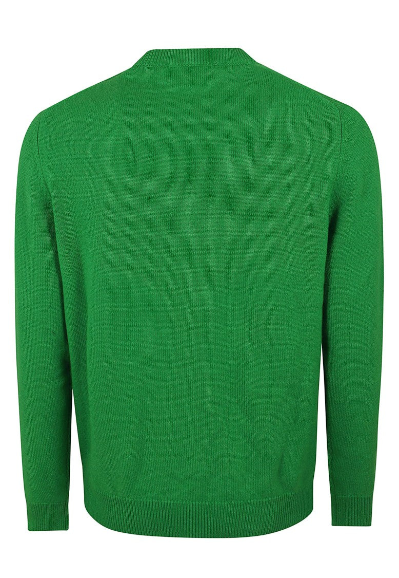 Ballantyne Classic Rombo Hand-Made Inlay Cashmere Sweater