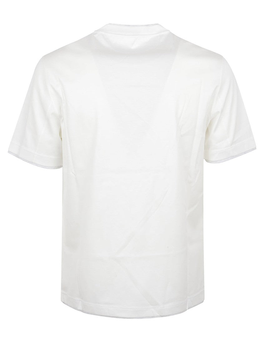 Brunello Cucinelli Crew Neck T-Shirt In Soft Cotton Fabric