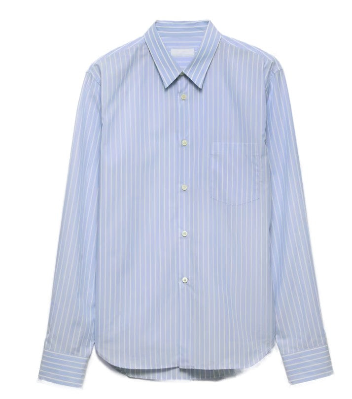 Prada Light Blue Striped Shirt