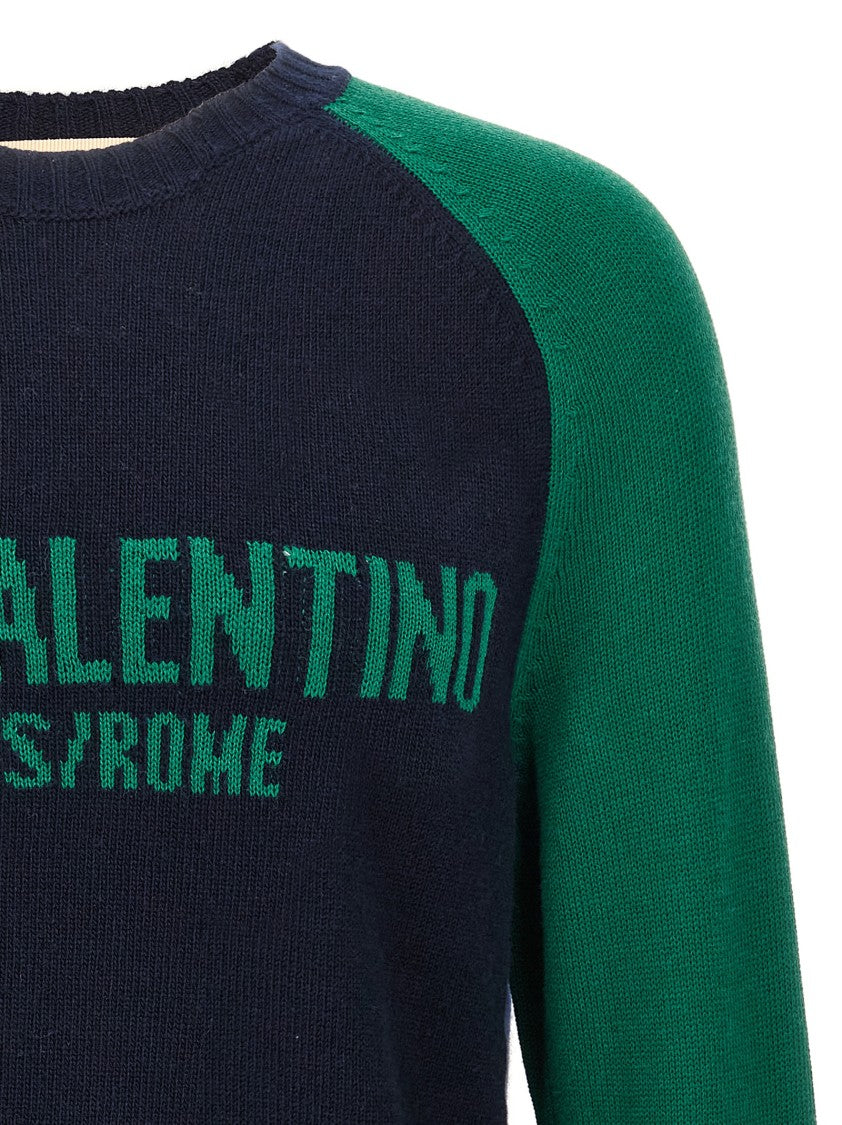 Valentino Garavani Wool And Cotton Blend Sweater