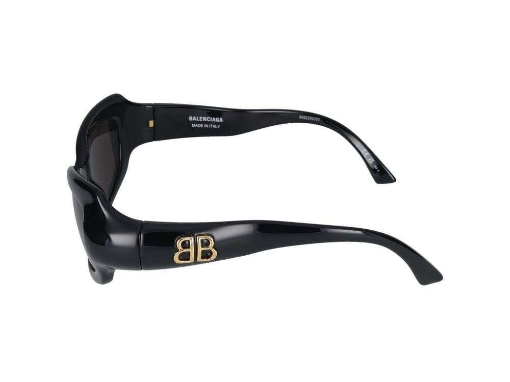 Balenciaga Sunglasses Bb0354s 001 Black Black Grey 59/17/145
