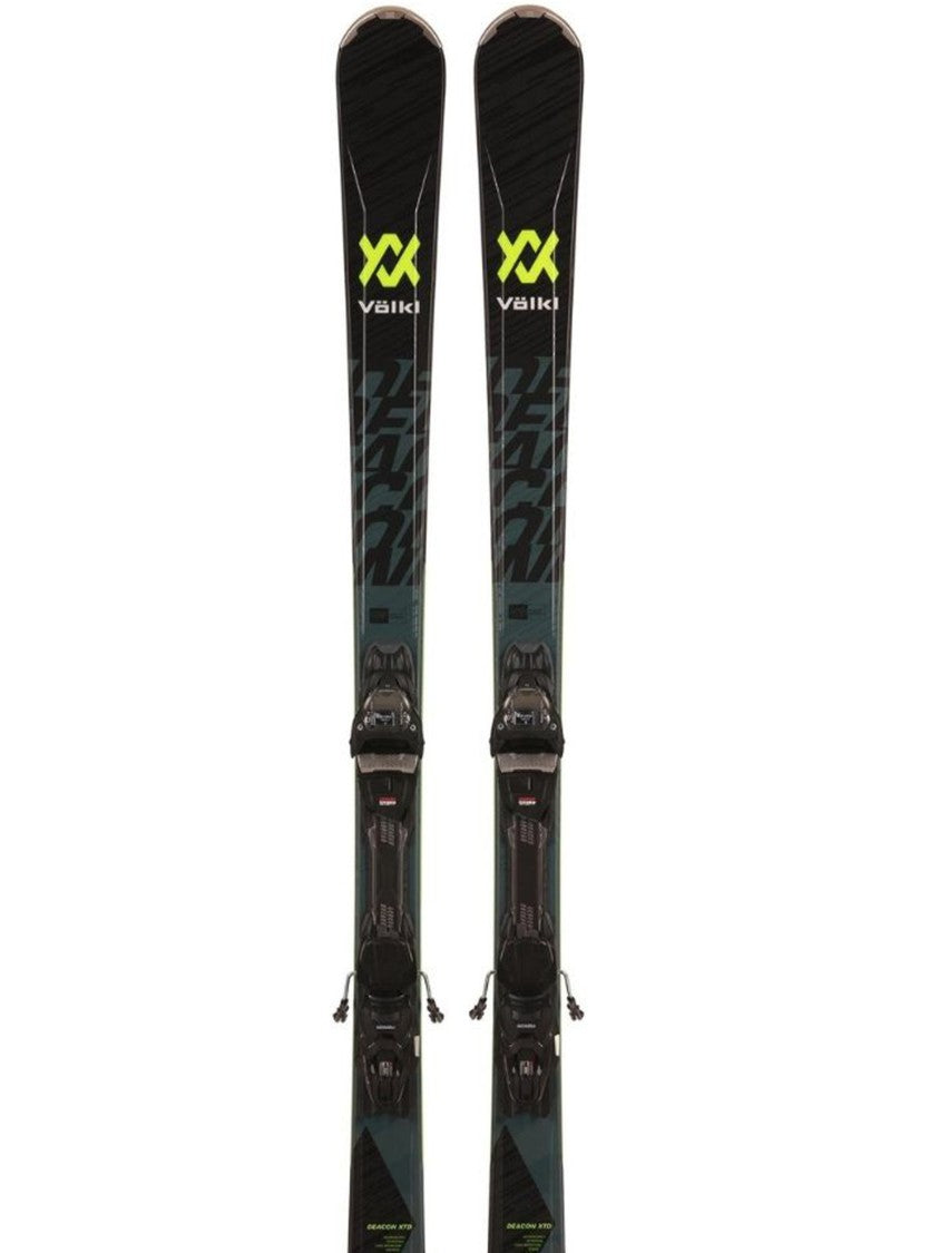 Volkl Black Deacon Xtd Geometric Pattern Skis