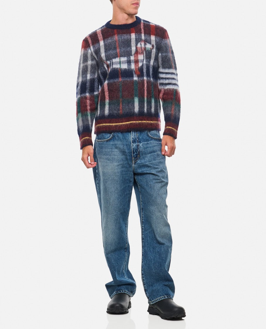 Thom Browne Hector Tartan Pullover