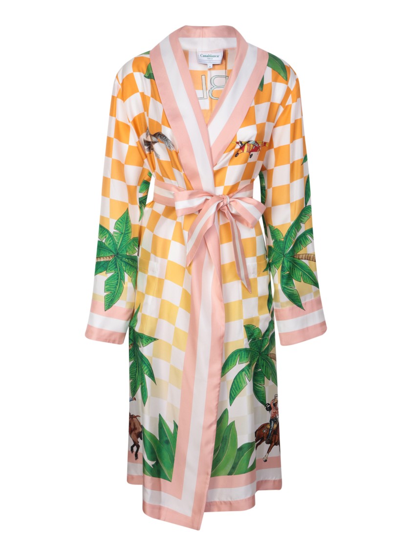 Casablanca Multicolor Silk Dress