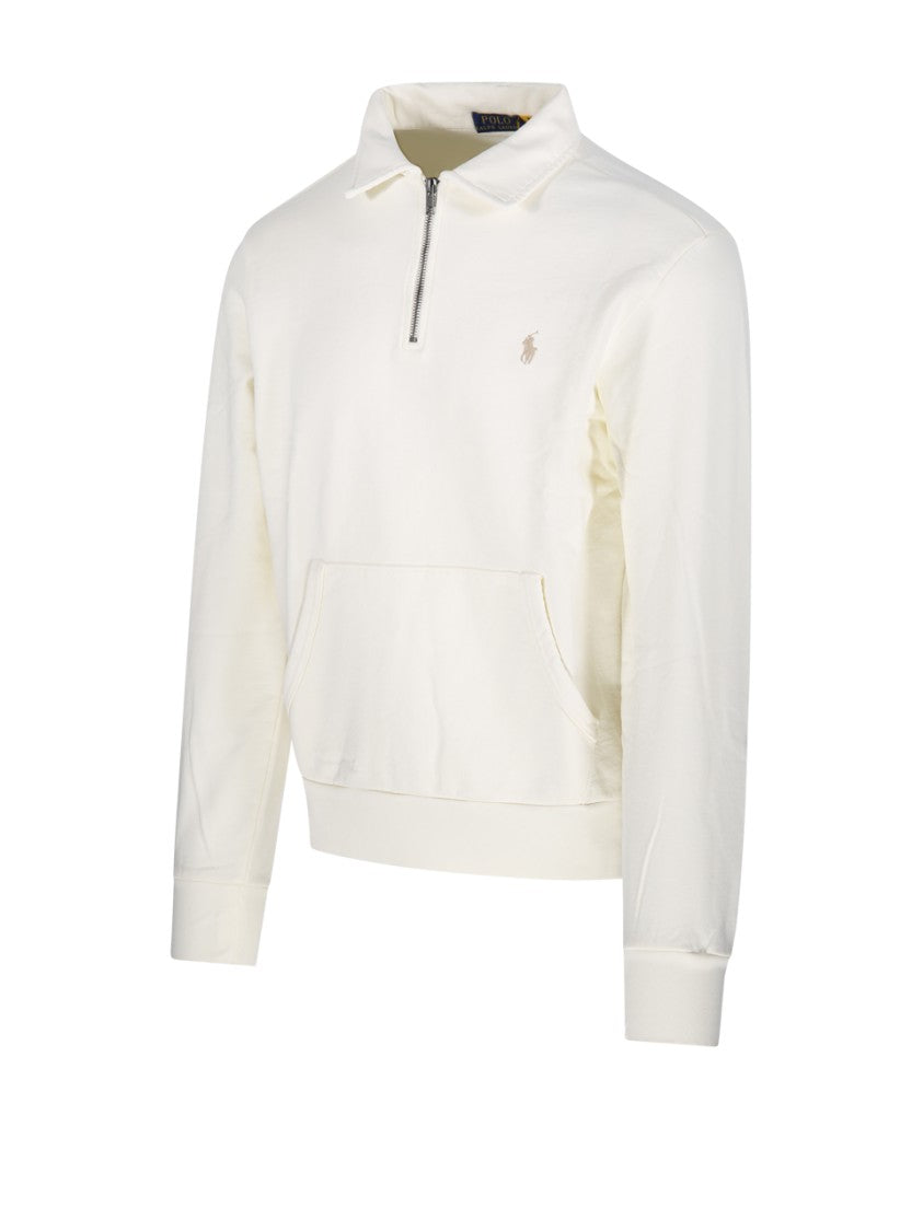 Polo Ralph Lauren Half-Zip Sweatshirt With Stand-Up Collar
