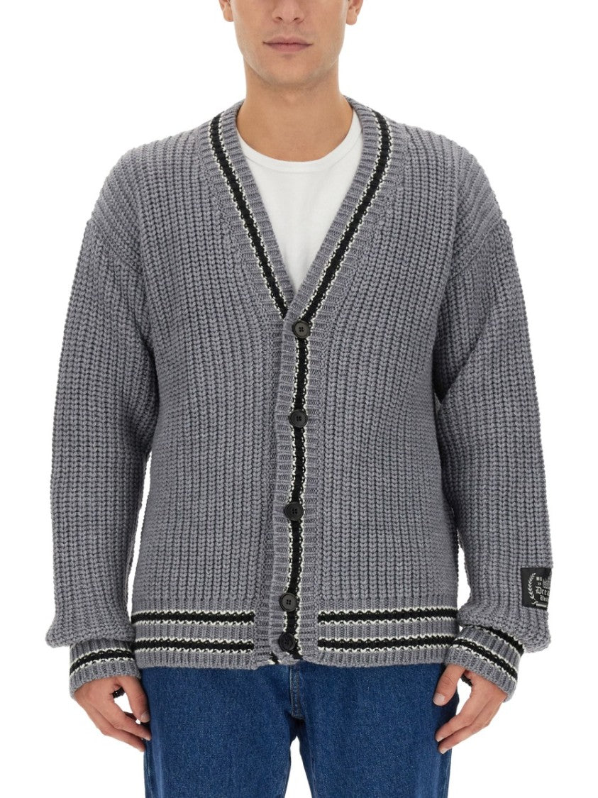 Msgm V-Neck Cardigan