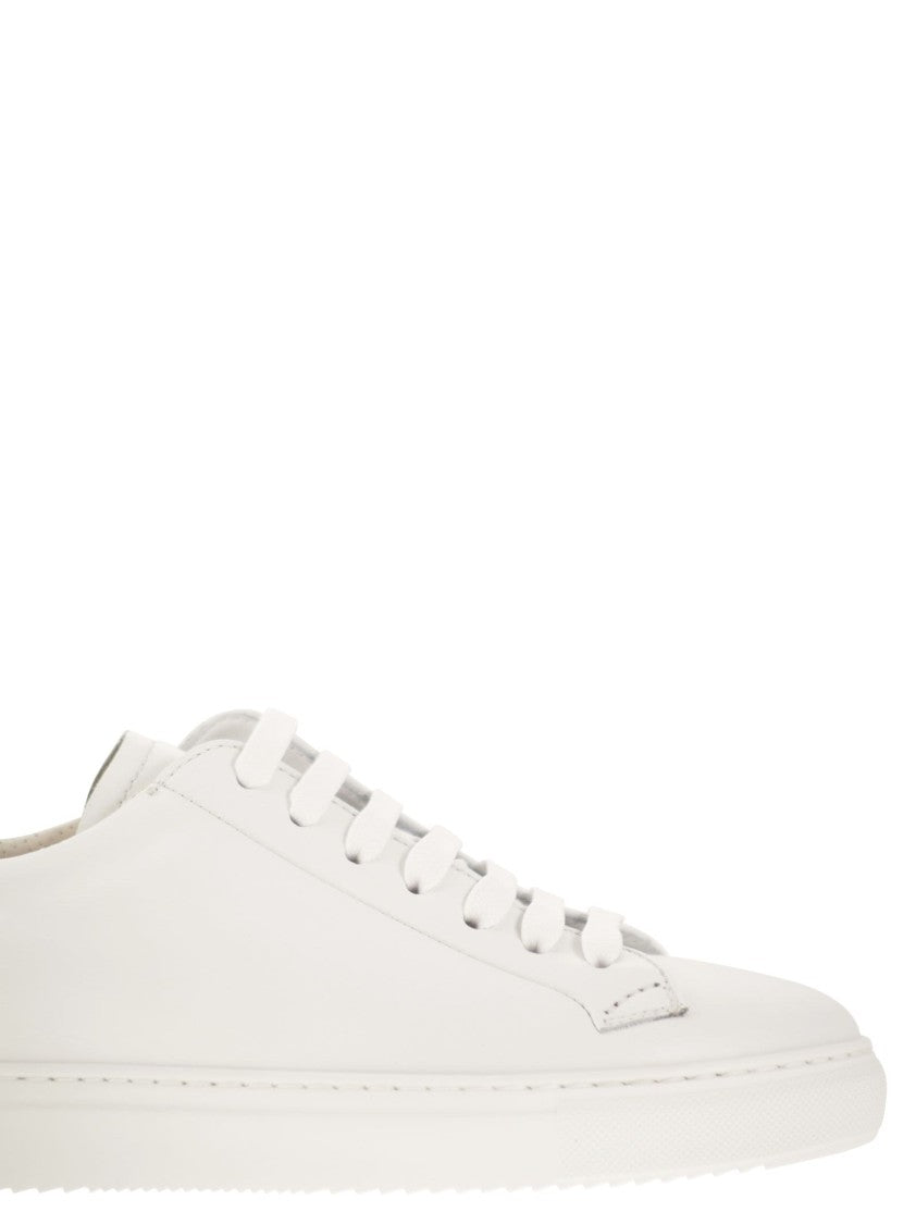 Doucal's Minimalist Smooth Calfskin Trainers With Rubber Sole