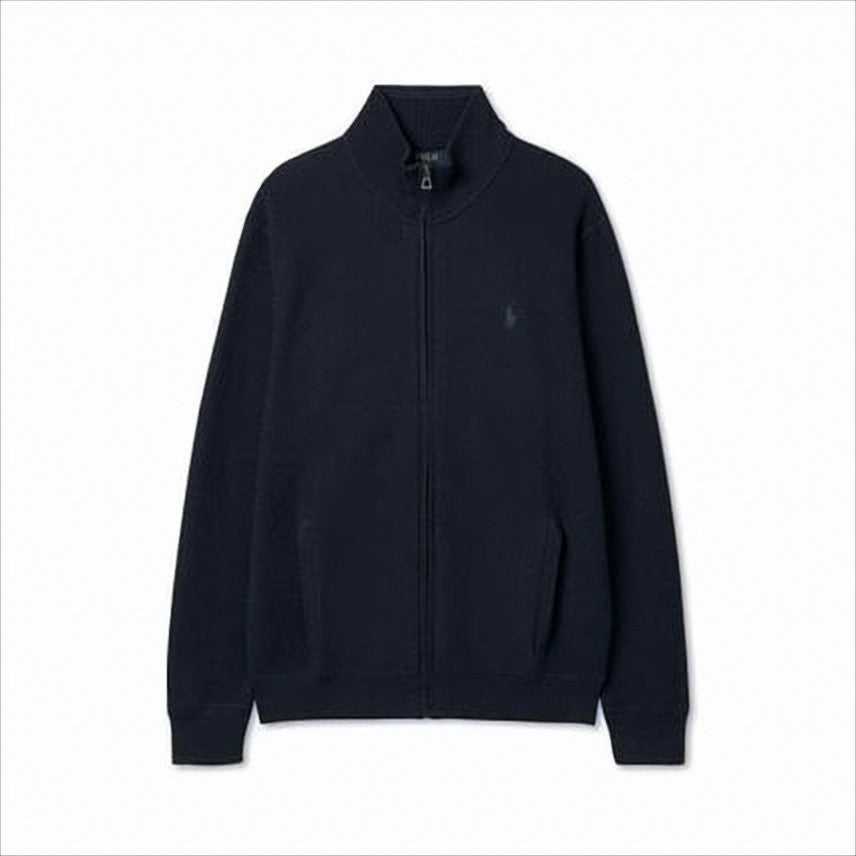 Polo Ralph Lauren Classic Full-Zip Sweater With High Ribbed Collar