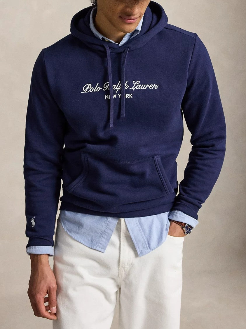 Polo Ralph Lauren Navy Blue Knit Hoodie