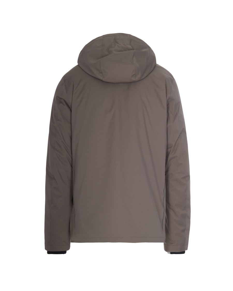 Woolrich Technical Fabric Crestmont Jacket With Adjustable Hood