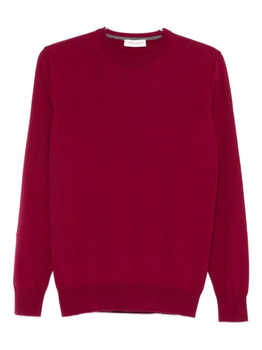 Kangra Kangra Wool-Cashmere Blend Sweater In Rich Viola