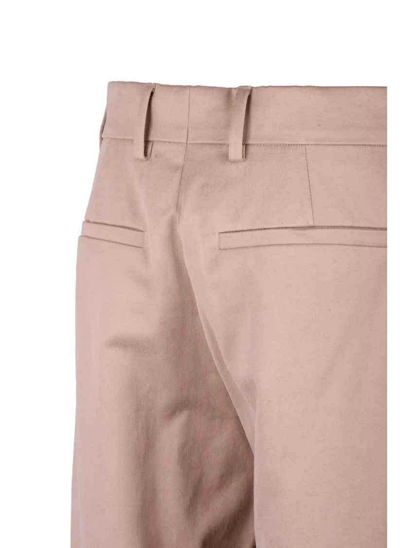 Dries Van Noten Antique Rose High-Waist Wide-Leg Pants
