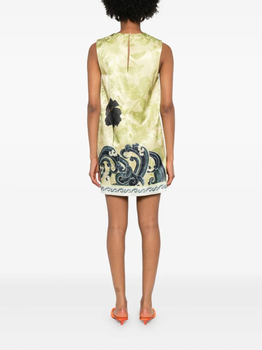 Alemais Rochester Floral-Print Sleeveless Mini Dress