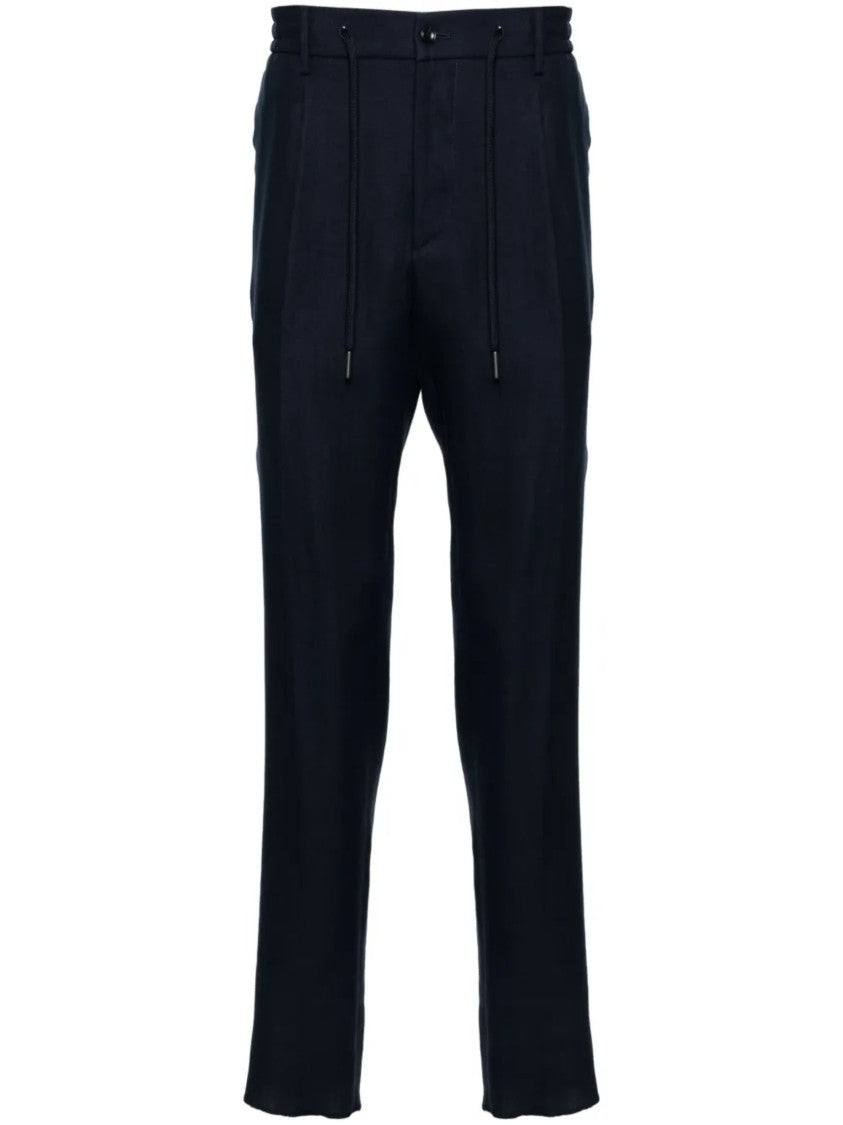 Tagliatore Tailored Tapered Drawstring Icoman Trousers