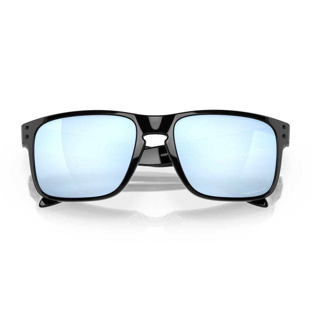 Oakley Oo9102 - Holbrook Glossy Black Rectangular Sunglasses