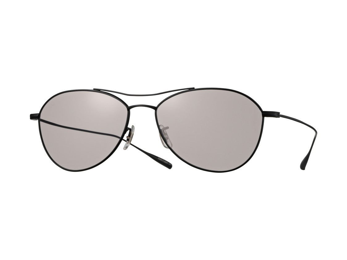 Eyevan Brooks Sun Classic Double Bridge Aviator Sunglasses