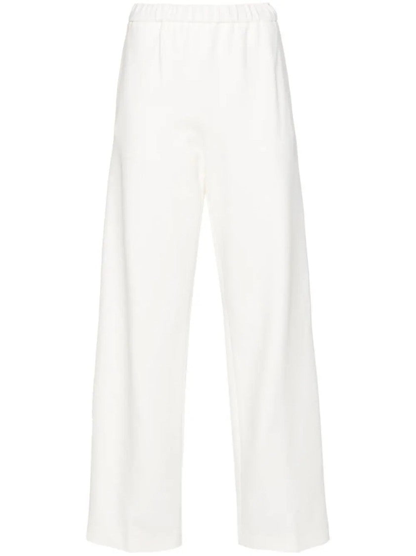 Fabiana Filippi Wide-Leg Trousers With Fabric Blend And Elastic Waistband