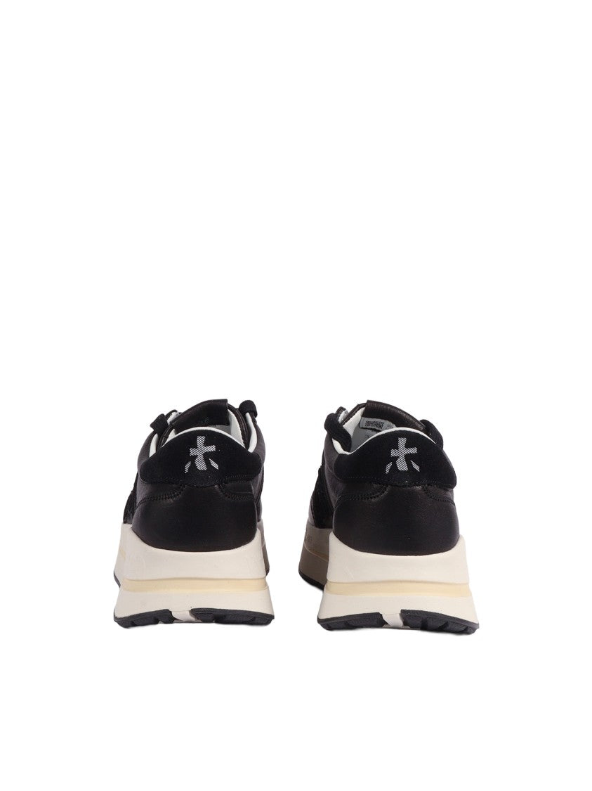 Premiata Bethcoin Black Leather Sneakers