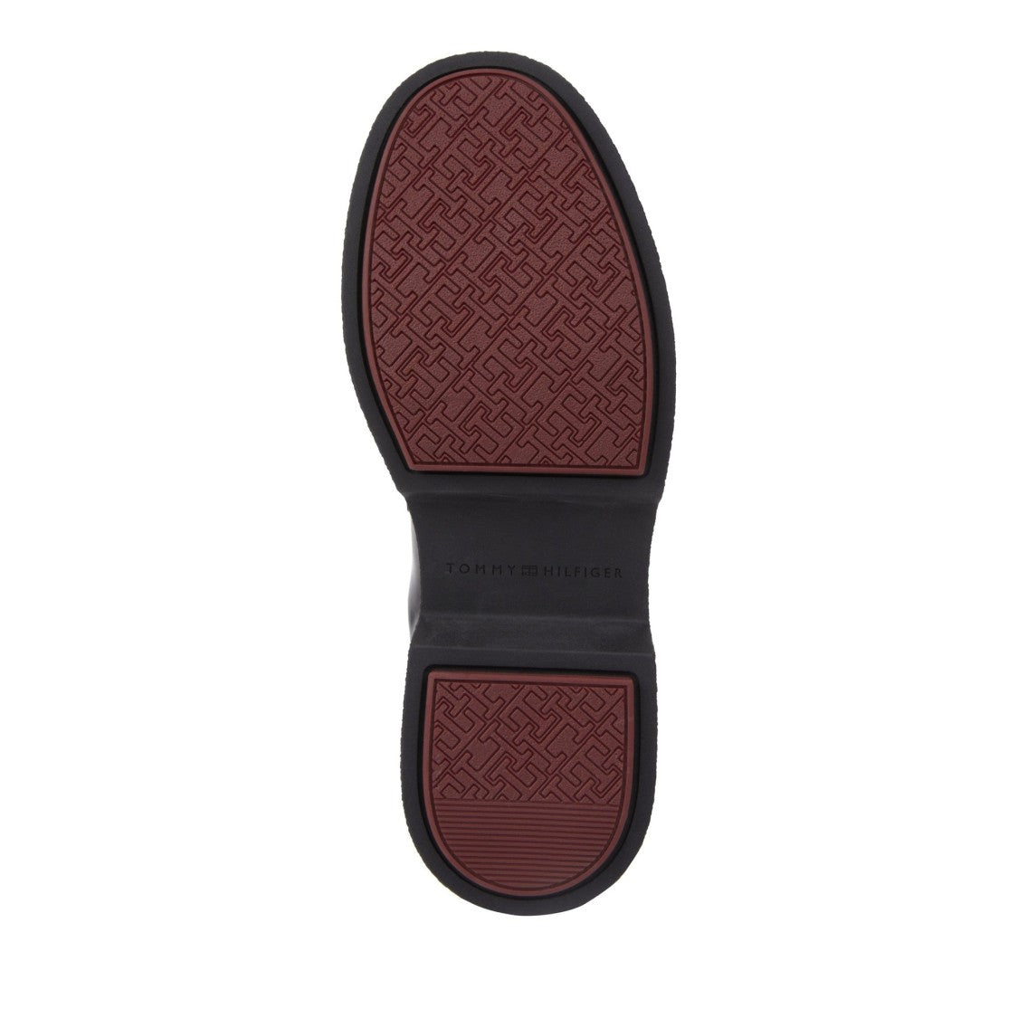 Tommy Hilfiger Black Leather Hardware Detail Boots