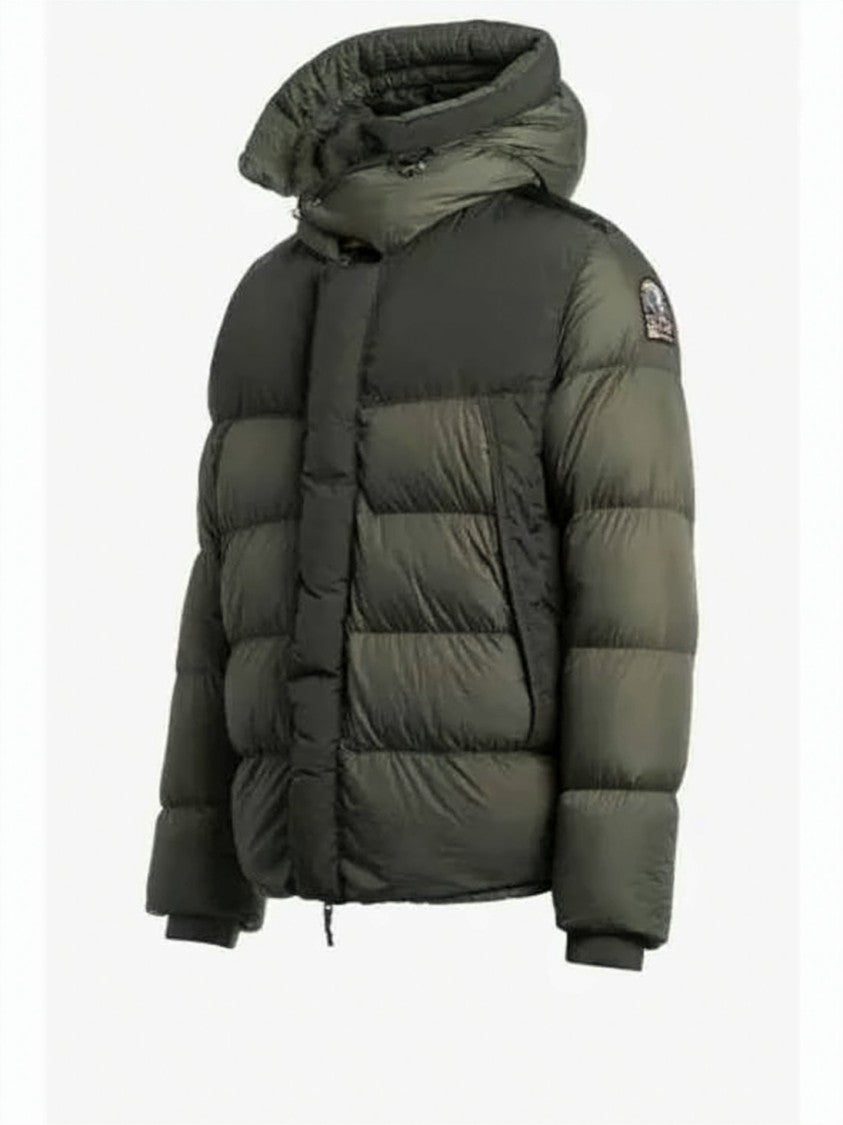Parajumpers Quilted Padded Jacket With High Collar And Cropped Fit