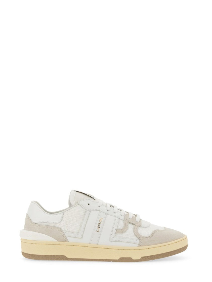 Lanvin "Clay" Low Top Sneakers With Woven Polyester