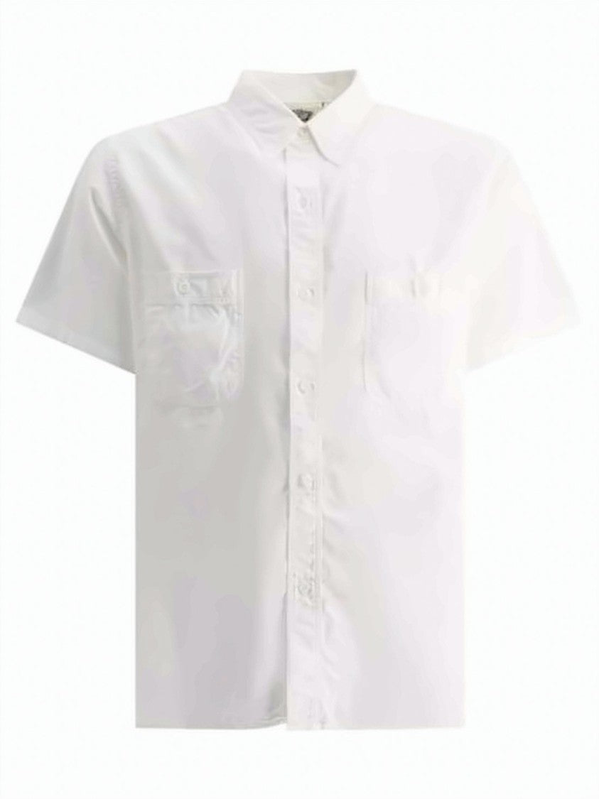 Orslow Short-Sleeved Button-Down Shirt With Dual Chest Pockets