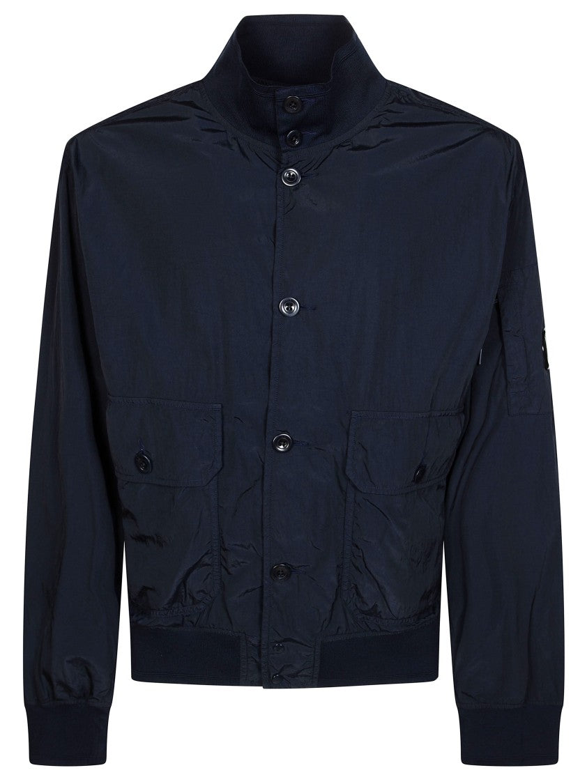 C.P. Company Sleek Front Button Bomber Jacket