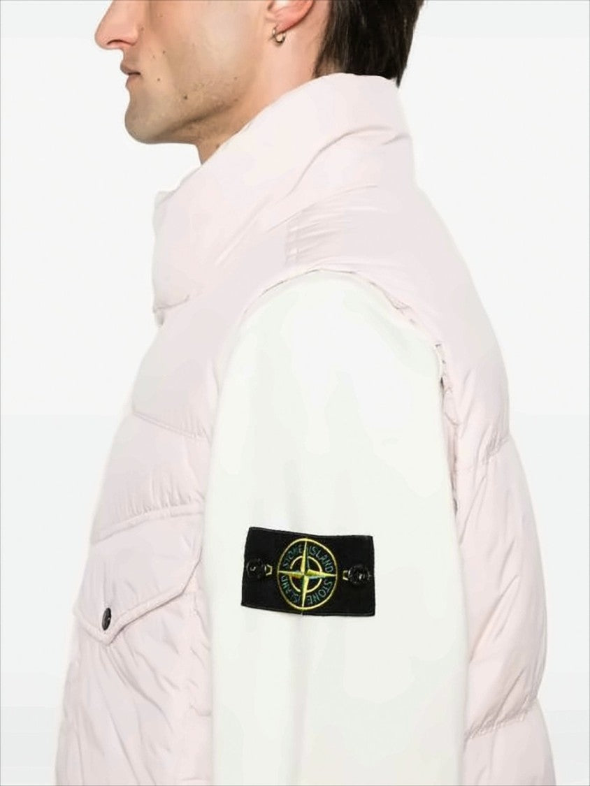 Stone Island Long-Sleeve Crew Neck Cotton T-Shirt With Patch Logo