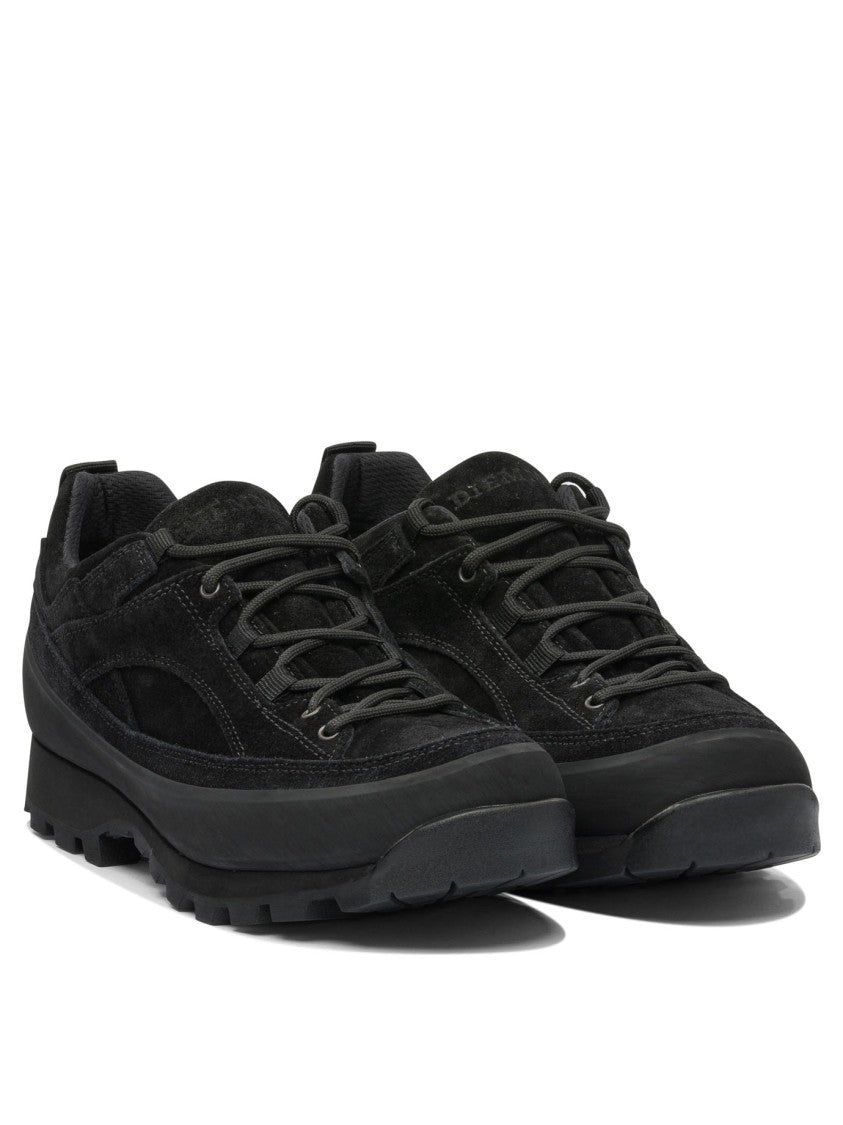 Nonnative Leather And Rubber Sneakers With Textured Upper