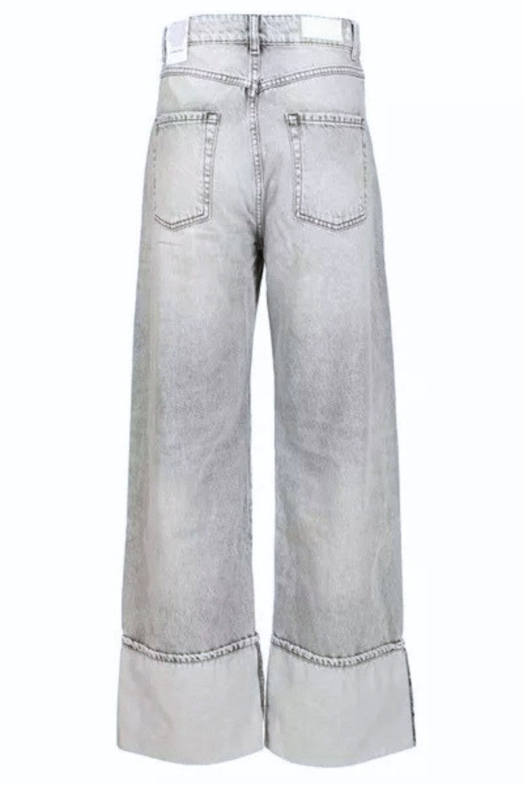 Icon Denim Mid-Rise Wide Leg Kiki Jeans