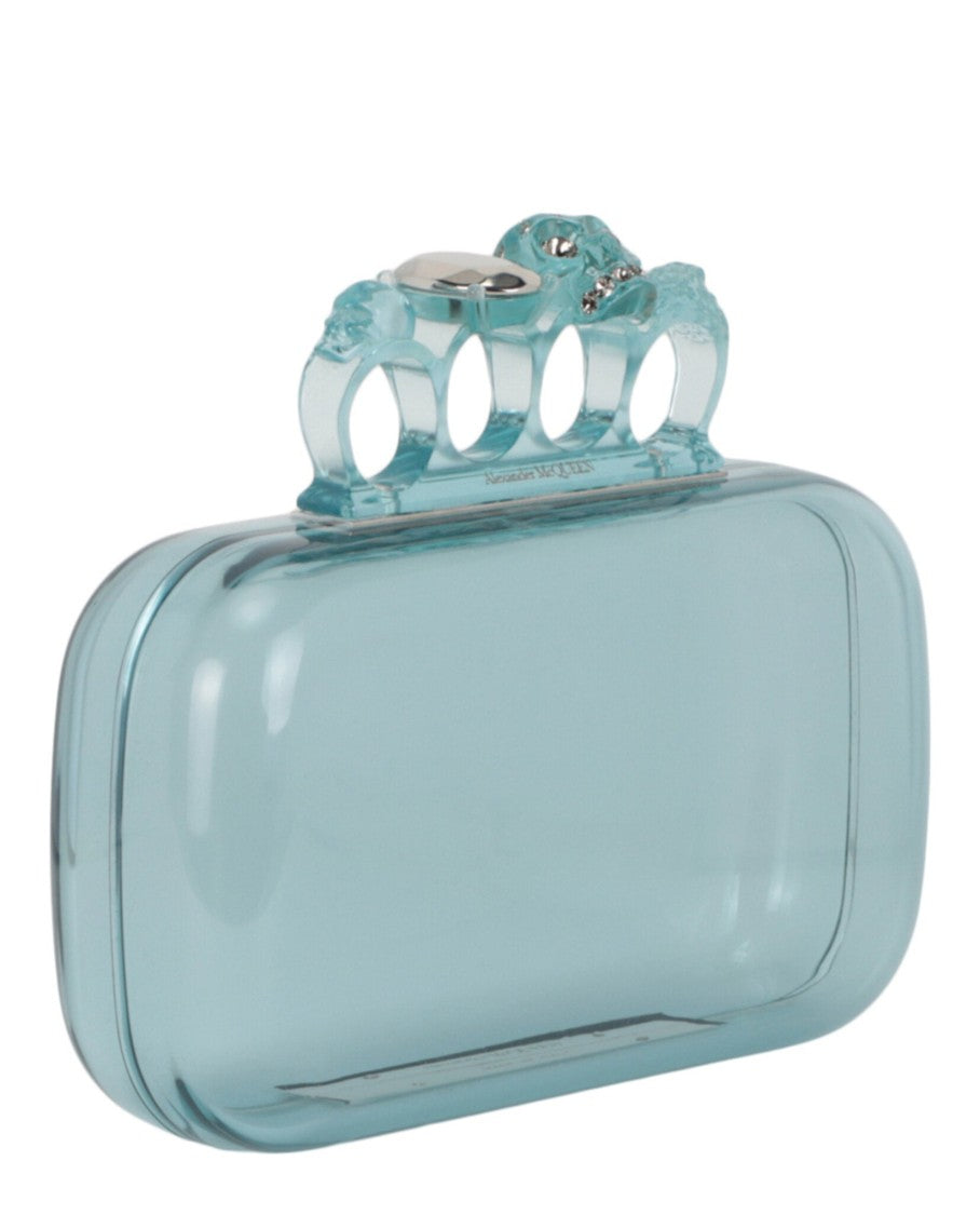 Alexander Mcqueen Skull Four-Ring Clutch