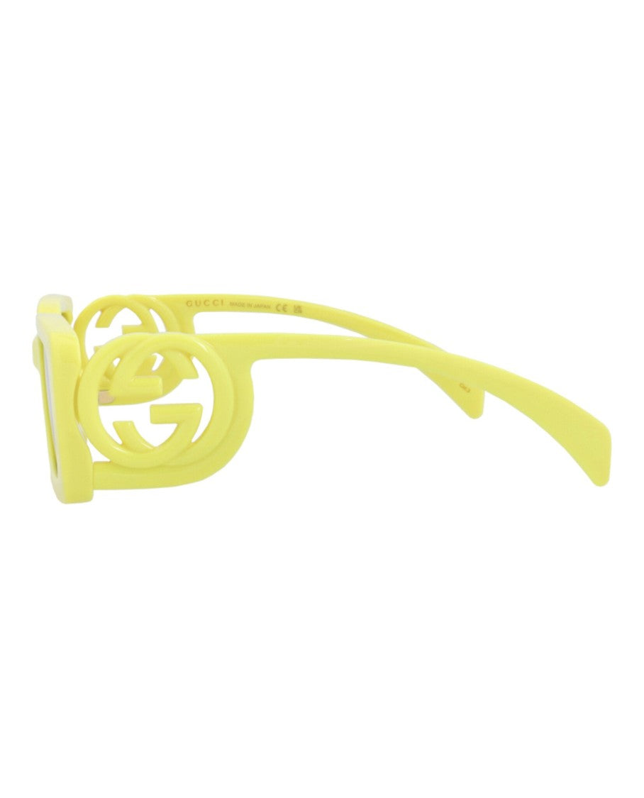 Gucci Square-Frame Injection Sunglasses